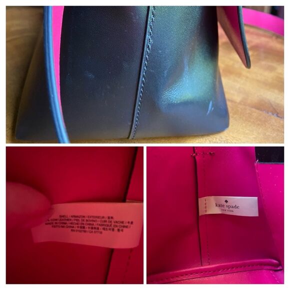 Kate Spade Madie Putnam Drive Crossbody Bag Black Pink - Picture 10 of 11